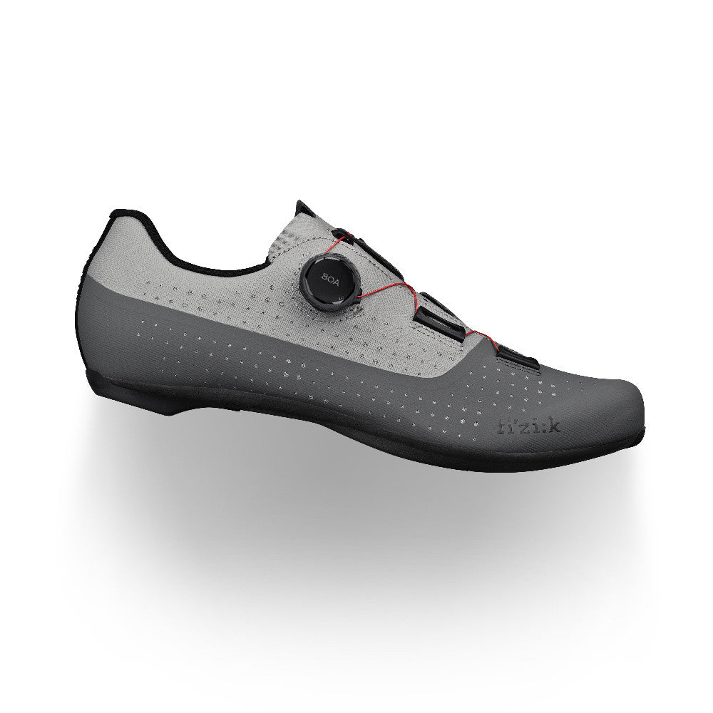 Performance road cycling shoes Tempo Overcurve R4 Grey/Red Fizik