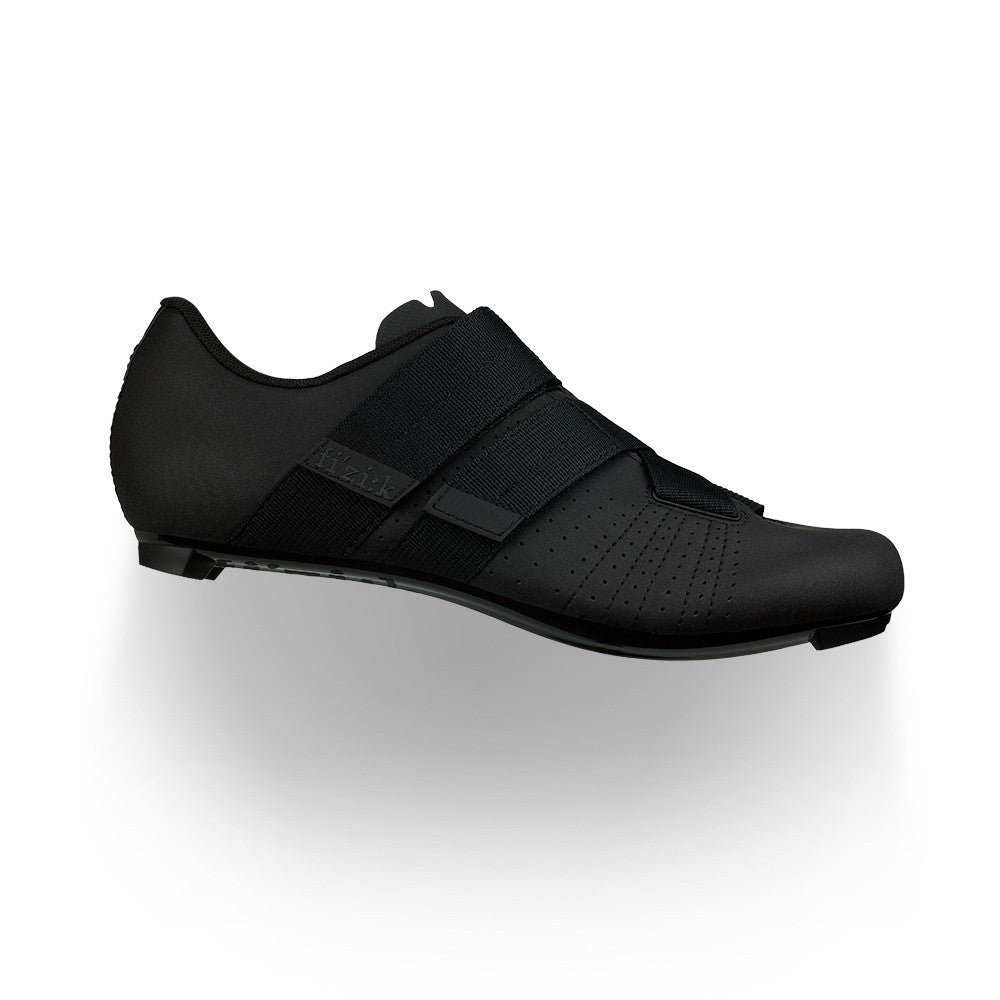 Klikpedaal-racefietsschoenen - Tempo Powerstrap R5 Zwart/Zwart - Fizik