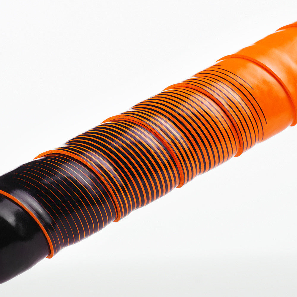 Bi-color fluo bar tapes - Vento Microtex Tacky Orange Fluo Black - Fizik