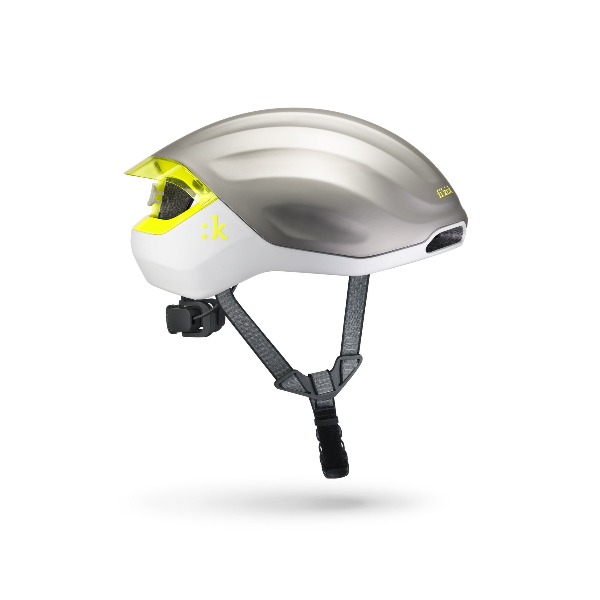 Kudo Aero - Silver Racing Helmet for Road, Gravel & XC