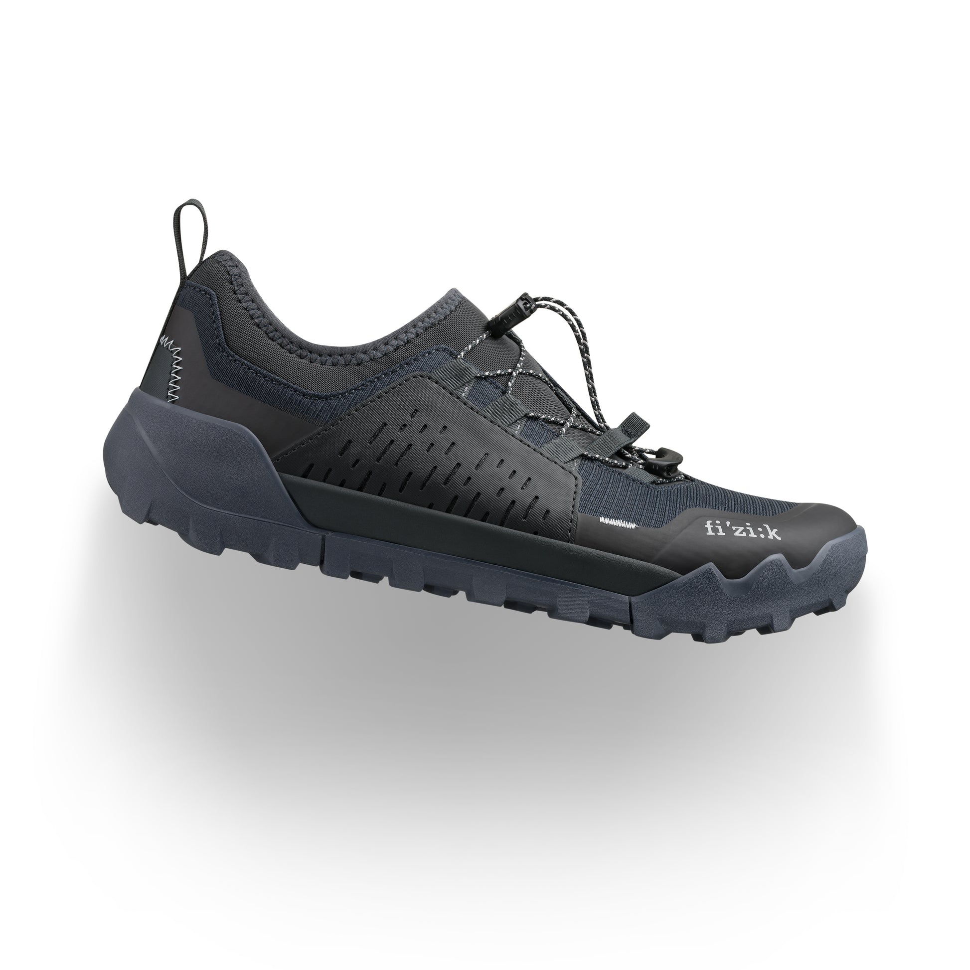 gravel bike schuhe breite füße Ergolace 2 - Dunkelblau / Schwarz - Vielseitiger Trail- & Gravel-Schuh