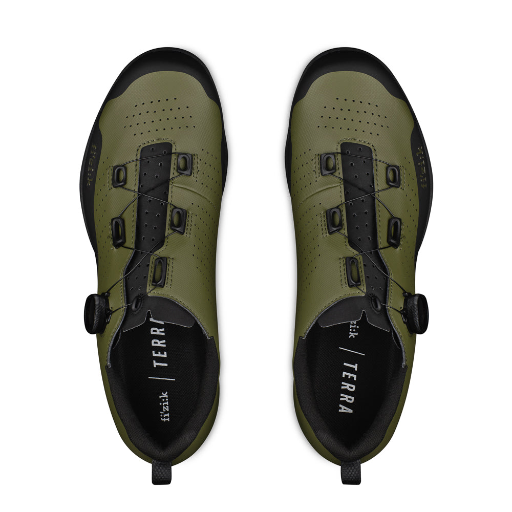 Off-road cycling shoes more comfortable - Terra Atlas Army/Black