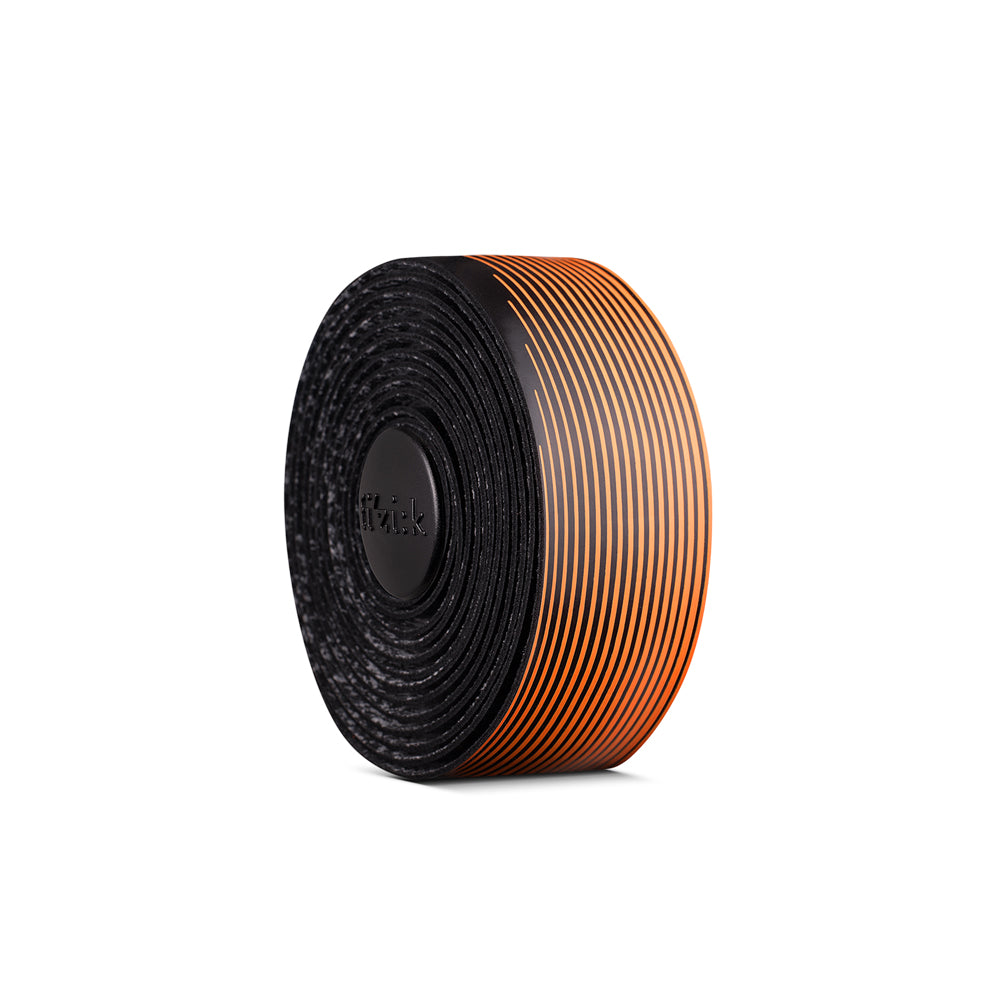 Bi-color black bar tapes - Vento Microtex Tacky Black Orange - Fizik