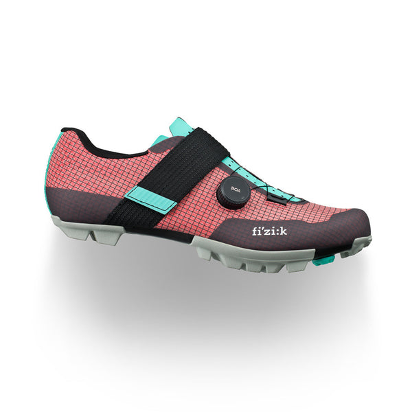 Women’s fizik road cycling shoes 24 cm Off road bike shoes lightweight - Vento Ferox Carbon Red