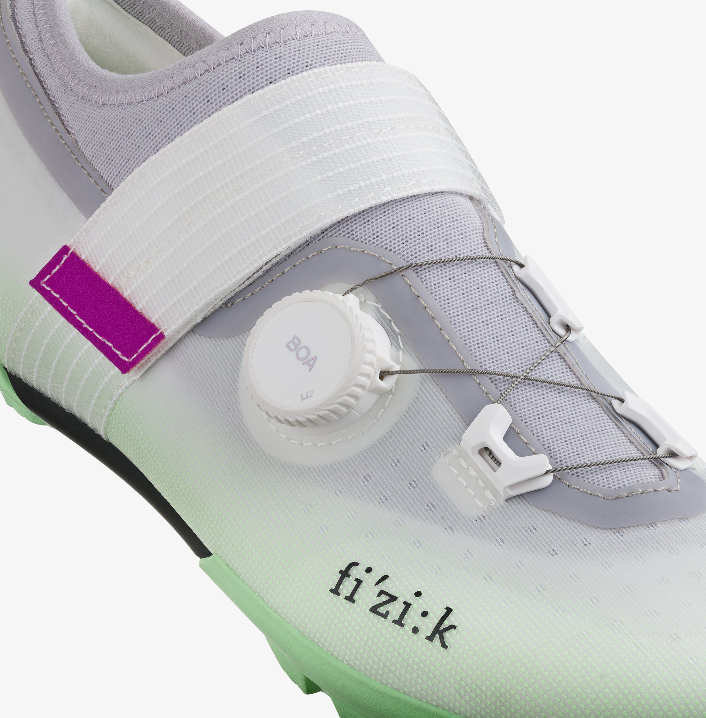 フィジーク FEROX 2 グレー/ミントグリーン サイズ:41 Ferox Carbon 2 - Carbon Off-Road Racing Shoe - Fizik