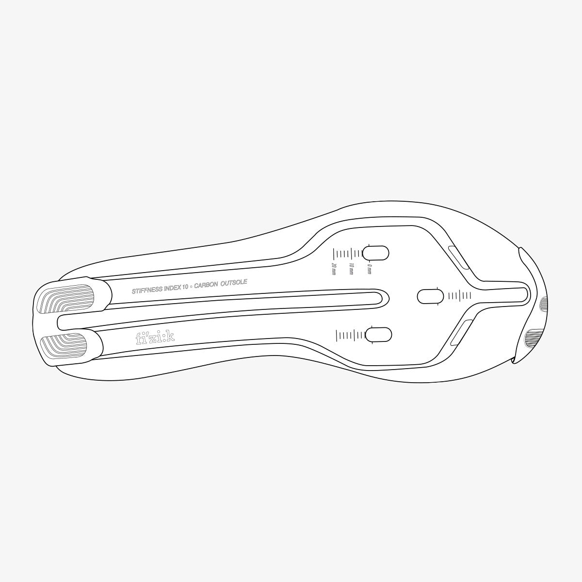 Tempo Decos Carbon White - Carbon road cycling shoes - Fizik